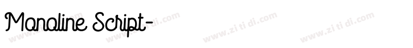 Monoline Script字体转换 Monoline Script字体转换